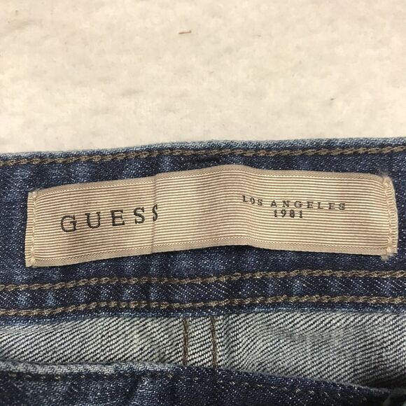 GUESS Jean Men 36x32 (34/32 tag) Regular Straight Whisker Faded - Picture 12 of 16